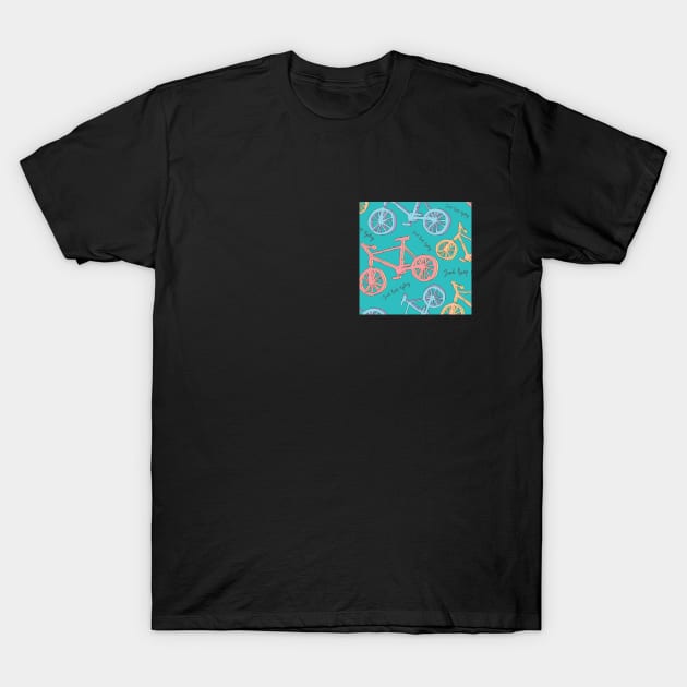 Just keep cycling patterns T-Shirt by Cottonbutton
